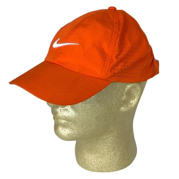Nike Golf Orange Adjustable Cap OS Embroidered Brookhaven Country Club Dallas - Picture 3 of 8